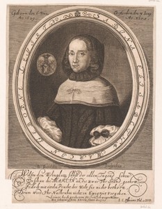 Portret van Sabina Elisabeth Marci