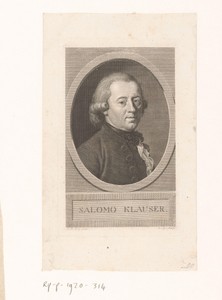 Portret van Salomon Klauser