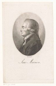 Portret van Salomon Maimon