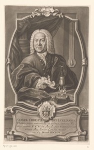 Portret van Samuel Christian Hollmann