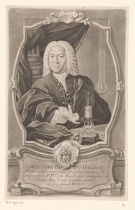 Portret van Samuel Christian Hollmann