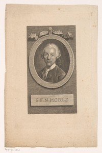 Portret van Samuel Friedrich Nathanael Morus