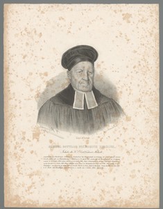 Portret van Samuel Gottlob Friedrich Rhodius