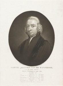 Portret van Samuel Johannes van de Wijnpersse