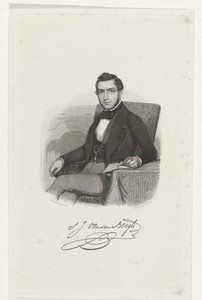 Portret van Samuel Johannes van den Bergh