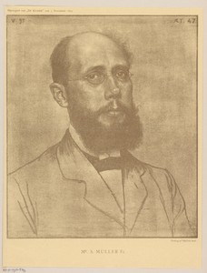 Portret van Samuel Muller
