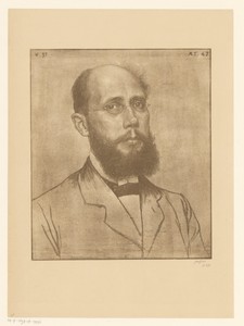 Portret van Samuel Muller Fz.
