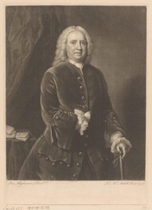 Portret van Samuel Richardson of Zachary Hamlyn