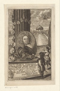 Portret van Samuel Schmid