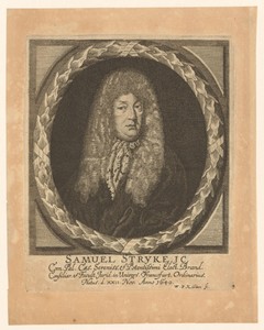 Portret van Samuel Stryk