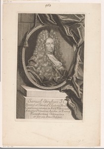 Portret van Samuel Stryk