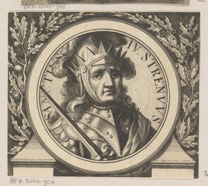 Portret van Sancho IV, koning van Castilië