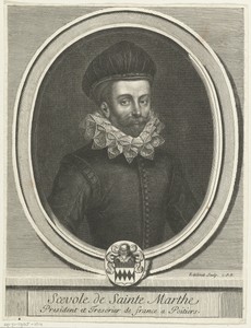 Portret van Scévole de Sainte-Marthe