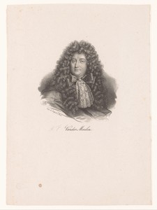 Portret van schilder Adam Frans van der Meulen