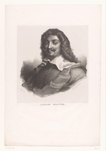 Portret van schilder Adriaen Brouwer