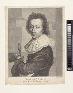 Portret van schilder Anthony van Dyck