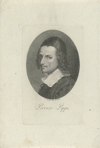 Portret van schilder en dichter Lorenzo Lippi