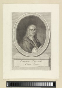 Portret van schilder Francesco Zuccarelli