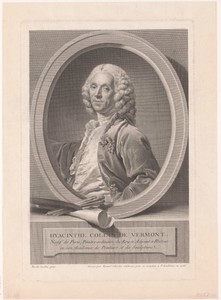 Portret van schilder Hyacinthe Collin de Vermont
