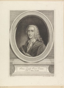 Portret van schilder Pietro Longhi