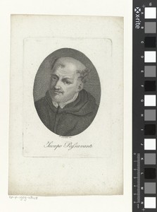 Portret van schrijver en architect Jacopo Passavanti