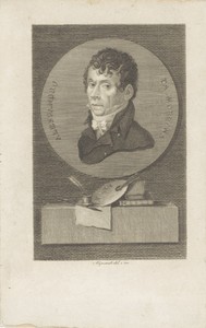 Portret van schrijver en kunstenaar Alessandro da Morrona