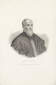 Portret van schrijver en mecenas Alvise Corner (Luigi Cornaro)