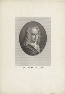 Portret van Scipione Maffei