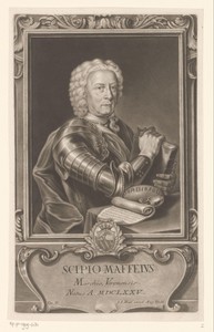 Portret van Scipione Maffei