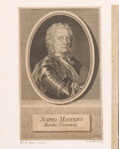Portret van Scipione Maffei