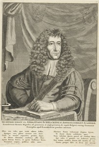 Portret van Sebastiaan Schelckens, rector te Franeker