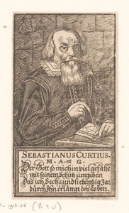 Portret van Sebastianus Curtius