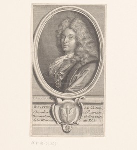 Portret van Sébastien le Clerc