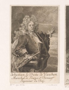 Portret van Sébastien Le Prestre de Vauban