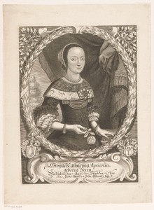 Portret van Sibylla Catharina Agricola