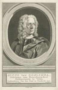 Portret van Sicco van Goslinga