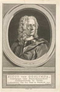 Portret van Sicco van Goslinga
