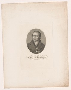 Portret van Sigismund Friedrich Hermbstaedt