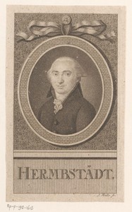 Portret van Sigismund Friedrich Hermbstaedt