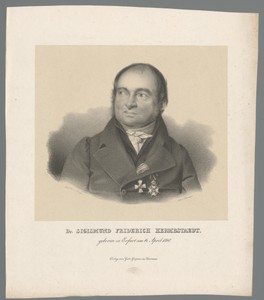 Portret van Sigismund Friedrich Hermbstaedt