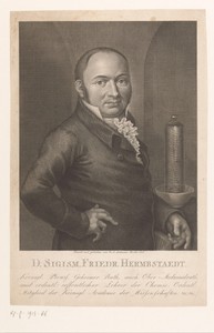 Portret van Sigismund Friedrich Hermbstaedt