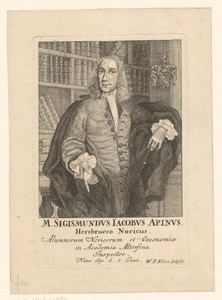 Portret van Sigmund Jacob Apin