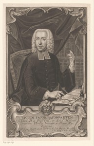 Portret van Sigmund Jacob Baumgarten