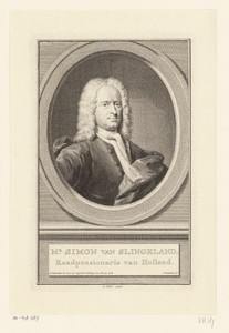 Portret van Simon van Slingelandt