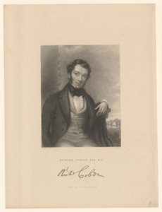 Portret van Sir Richard Cobden