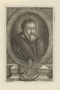 Portret van Sixtus V