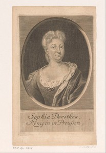 Portret van Sophia Dorothea, koningin van Pruisen