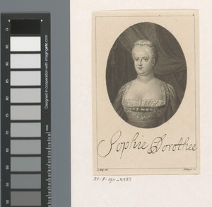 Portret van Sophia Dorothea van Hannover, koningin van Pruisen