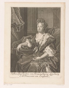 Portret van Sophia van Hannover, hertogin van Brunswijk-Luneburg