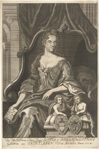 Portret van Sophia von Braschmann